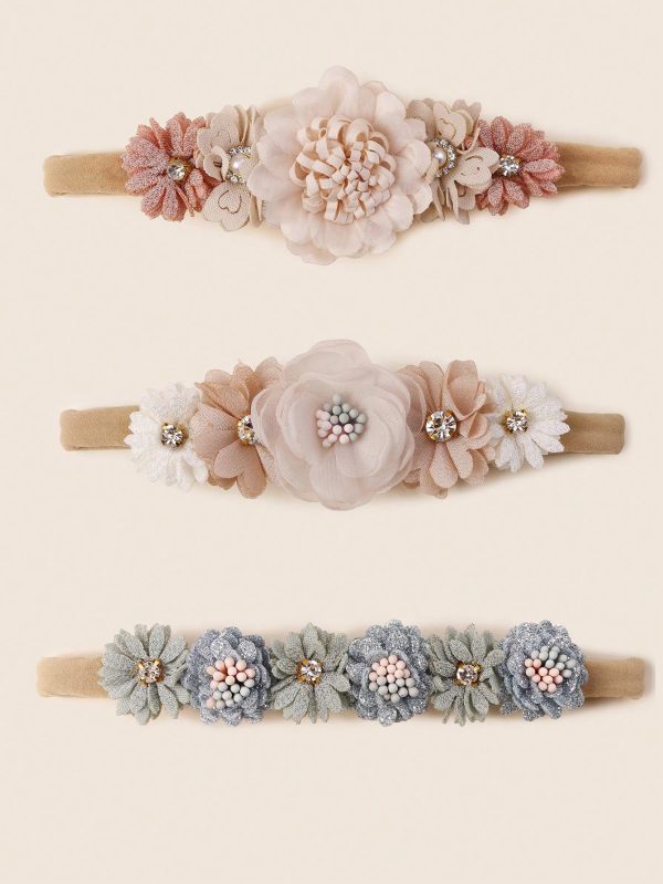 Tiara Foral para bebe - Imagen 2