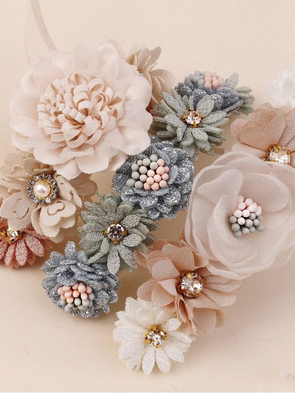 Tiara Foral para bebe
