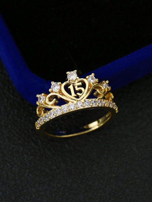 Anillo Quinceaños talle 8 - Imagen 2