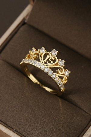 Anillo Quinceaños talle 8
