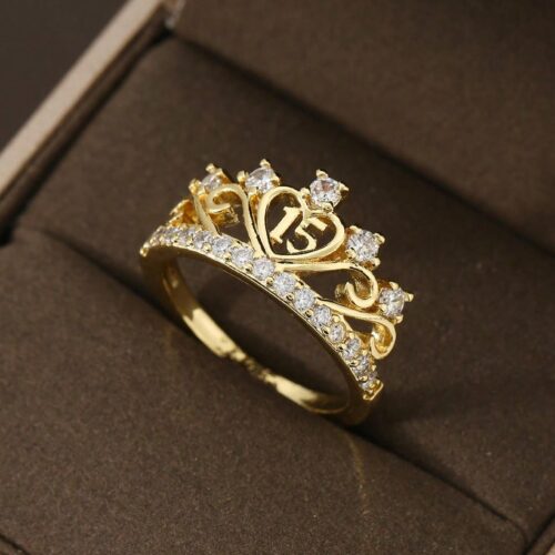 Anillo Quinceaños talle 6