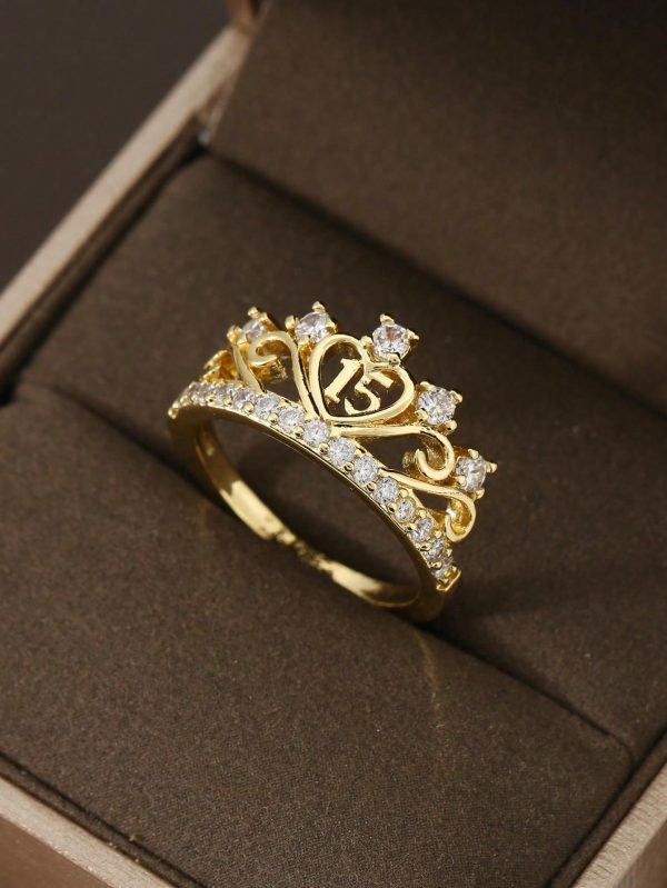 Anillo Quinceaños talle 8