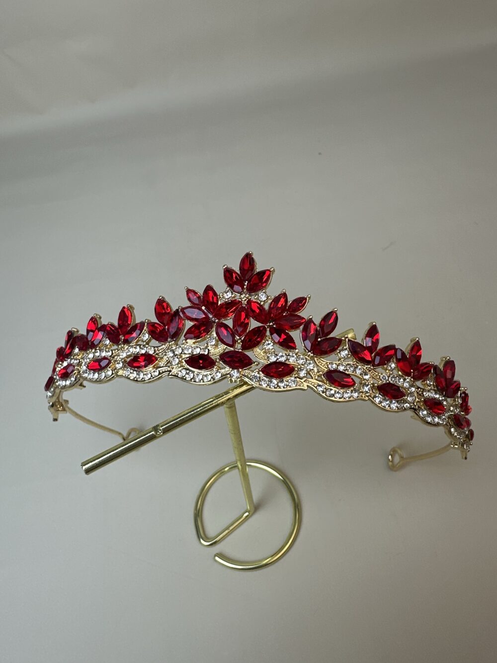 Corona Beret Dorado y Rojo - Imagen 3