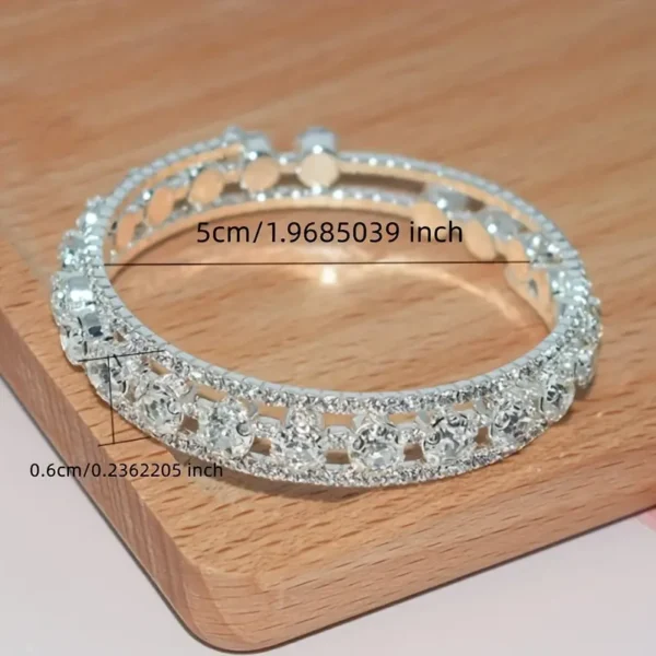 Brazalete Strass de tres Aros - Imagen 2