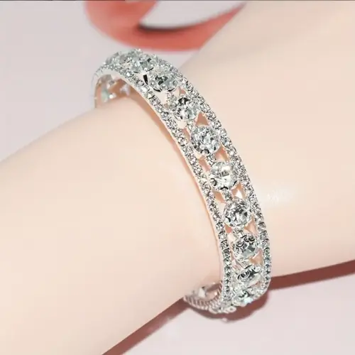 Brazalete Strass de tres Aros