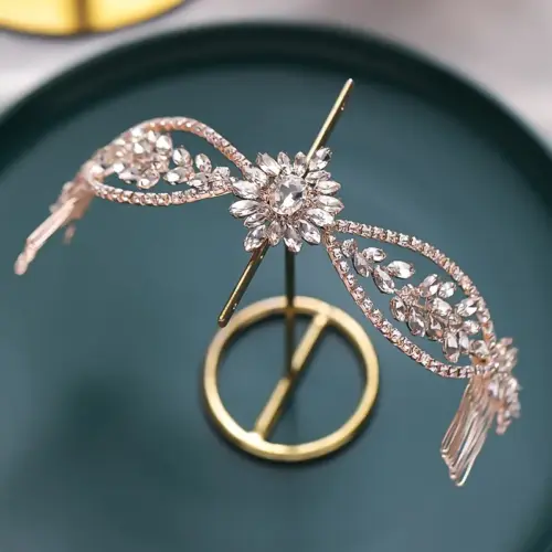 Tocado Grecia Oro Rosa