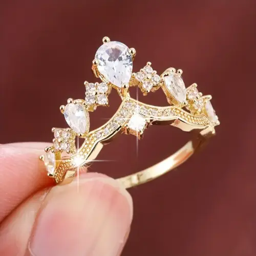 Anillo Queen dorado