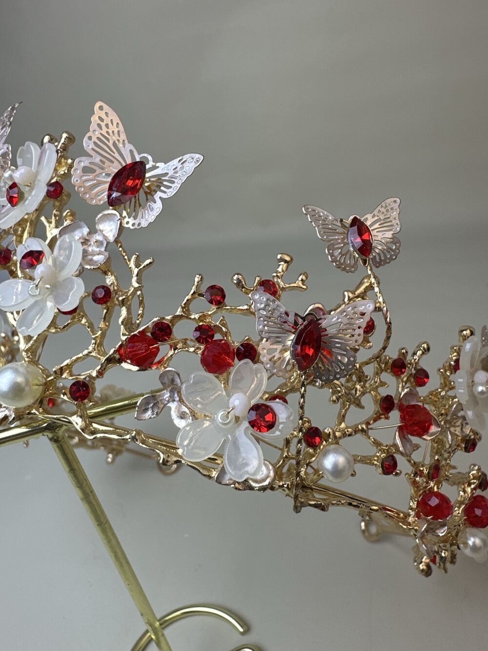 Copia de Corona  Mariposas Roja - Imagen 3