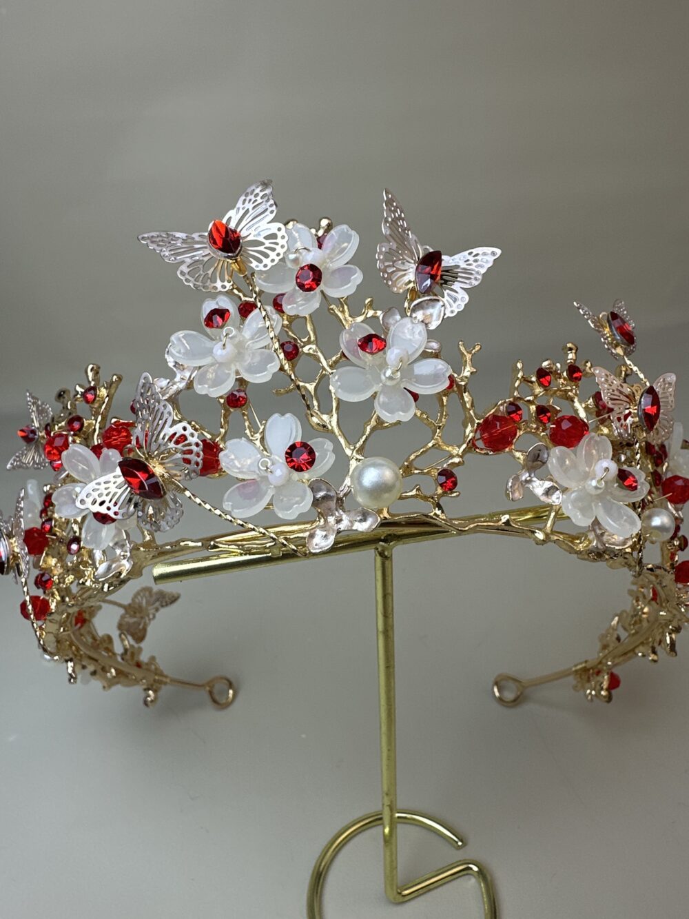 Copia de Corona  Mariposas Roja - Imagen 2