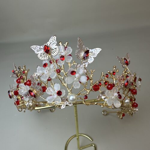 Copia de Corona  Mariposas Roja
