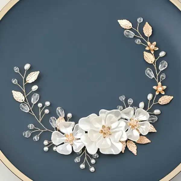 Tocado Charmi dorado - Imagen 3