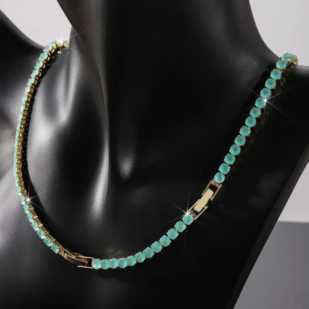 Gargantilla strass pastel - Imagen 4