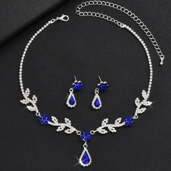 Conjunto de joyeria flor - Imagen 2