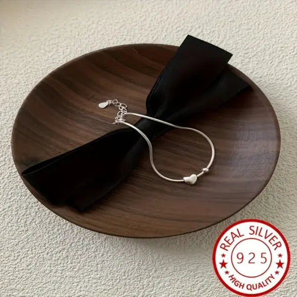 Pulcera Corazon Plata 925 - Imagen 6