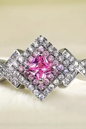 Anillo ROMBO ROSA