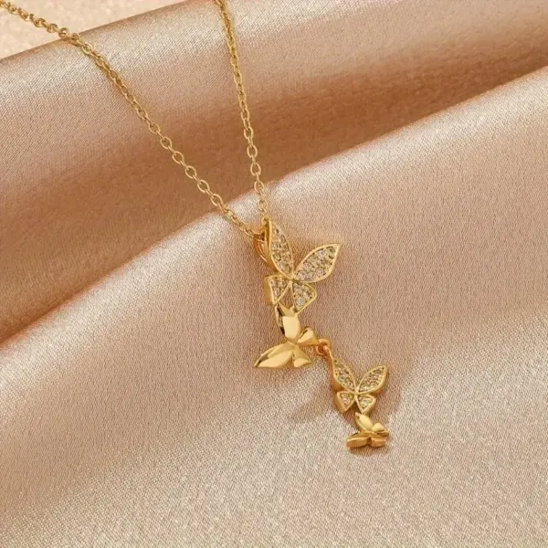 Collar de Mariposa ACERO - Imagen 3