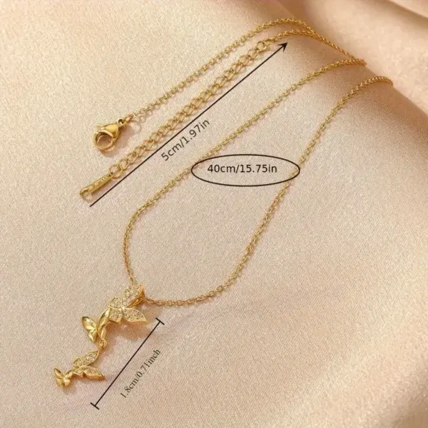 Collar de Mariposa ACERO - Imagen 2