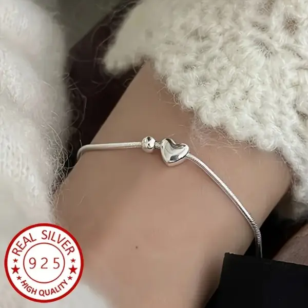Pulcera Corazon Plata 925