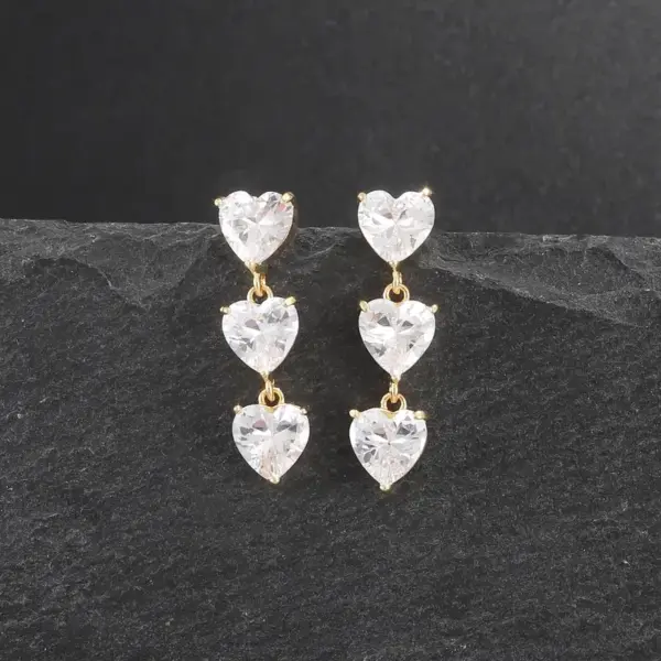 Caravanas Triple Corazon