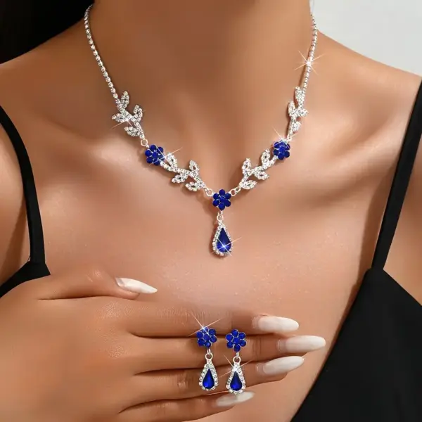 Conjunto de joyeria flor - Imagen 4