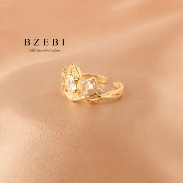 Anillo Elegante de Corona - Imagen 3