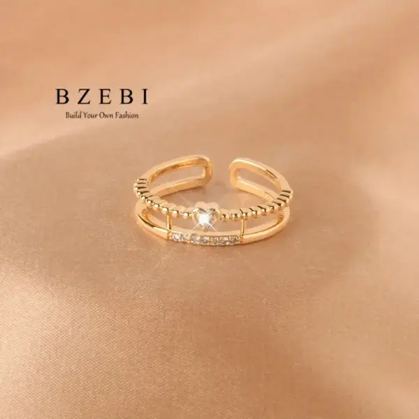 Anillo de Corazón con Circonita Sintética - Imagen 5