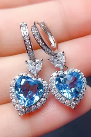 Pendientes aritos corazon