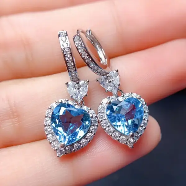 Pendientes aritos corazon