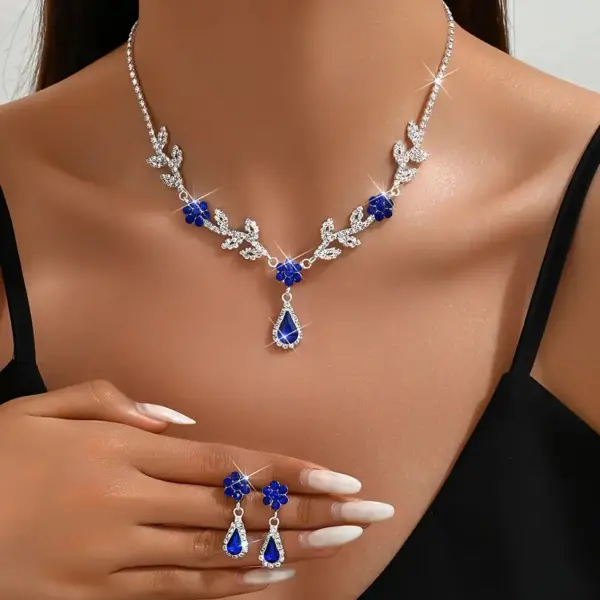 Conjunto de joyeria flor - Imagen 3