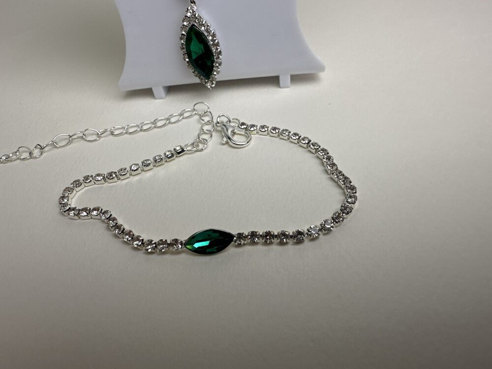 Conjunto de joyeria flor - Imagen 2