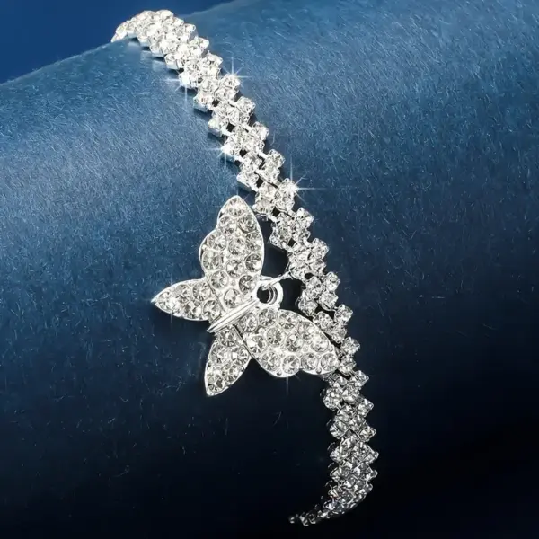 Pulcera strass mariposa - Imagen 5