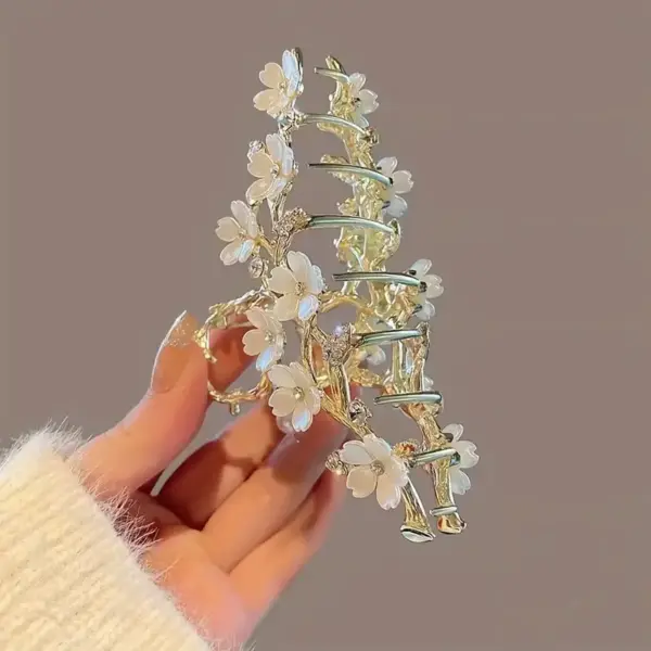 Pinza de pelo floral - Imagen 4