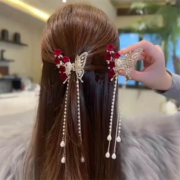 Pinza para el Cabello de Mariposa