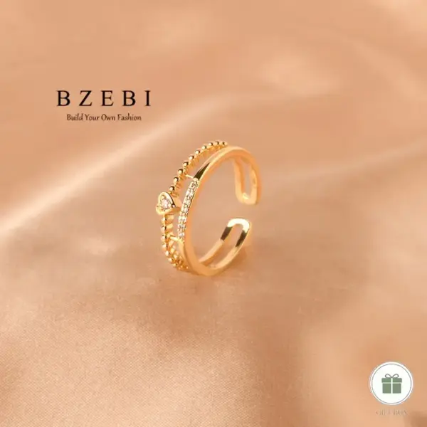 Anillo de Corazón con Circonita Sintética - Imagen 12
