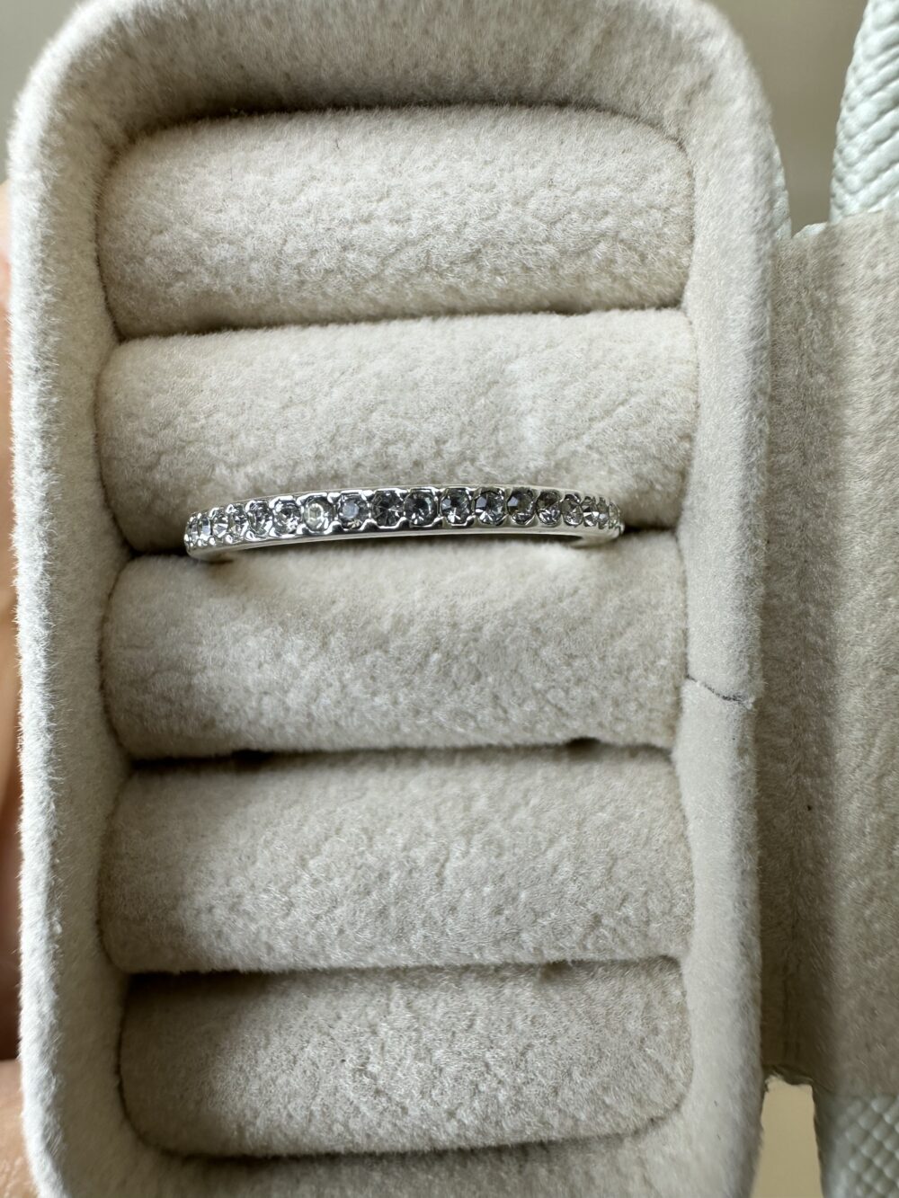 Anillo Elegante de plata S925 (Talle 7)