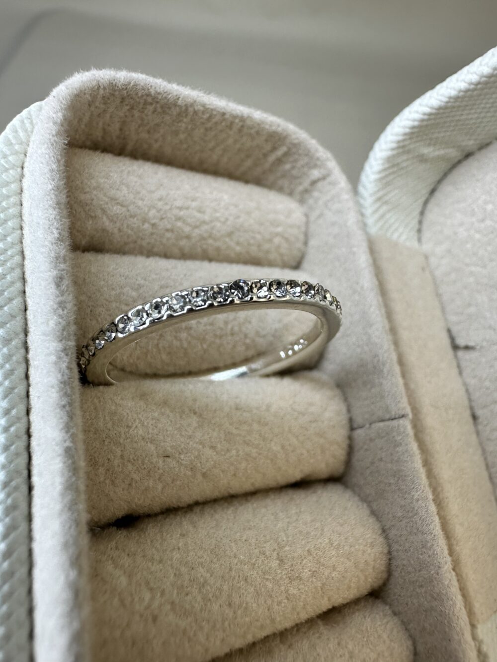 Anillo Elegante de plata S925 (Talle 7) - Imagen 5