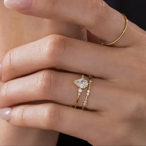 2 Anillos  Delicados talla 7 - Imagen 7
