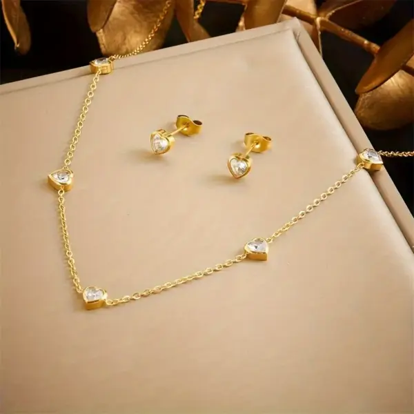 Conjunto de joeria Aria (ACERO) - Imagen 2