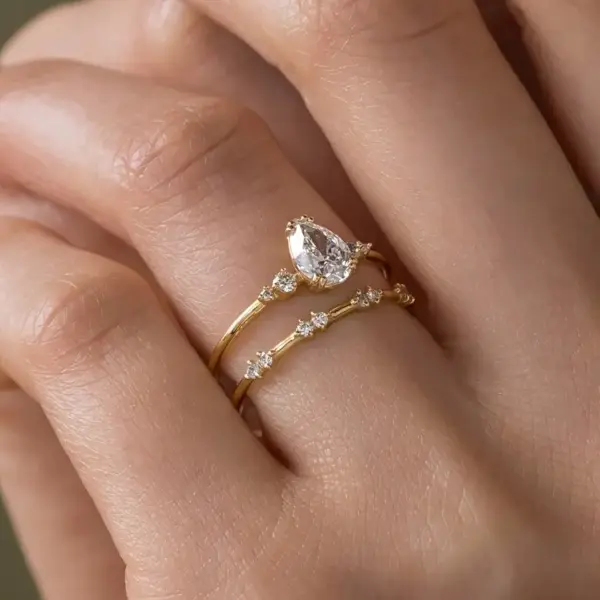 2 Anillos  Delicados talla 7 - Imagen 4