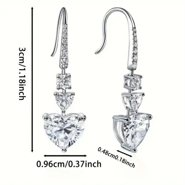 Azuelo plata 925 corazon - Imagen 6
