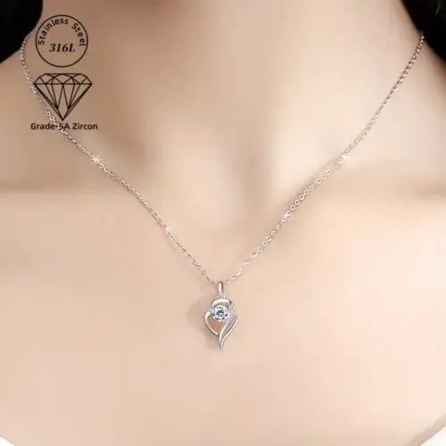 Collar Aria Acero de Titaneo  316L