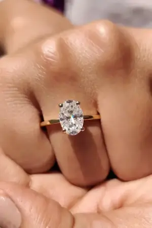Anillo SOLITARIO OVALADO