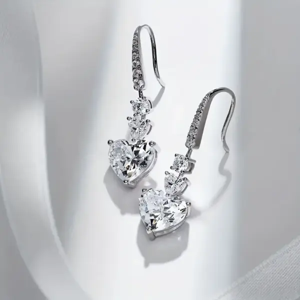 Azuelo plata 925 corazon - Imagen 5