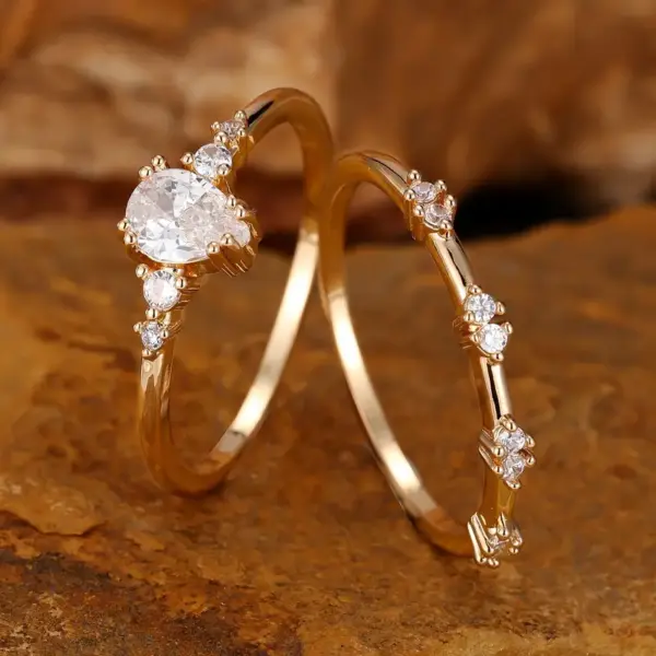 2 Anillos  Delicados talla 7 - Imagen 6