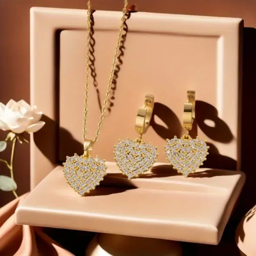 Conjunto de joeria Aria (ACERO)