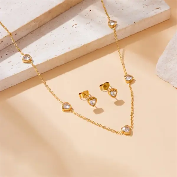 Conjunto de joeria Aria (ACERO)