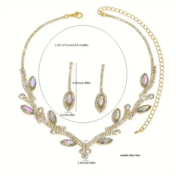 Conjunto de joyeria stras - Imagen 2