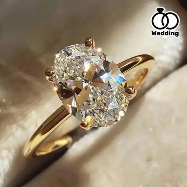 Anillo SOLITARIO OVALADO - Imagen 5
