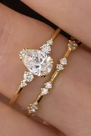 2 Anillos  Delicados talla 7