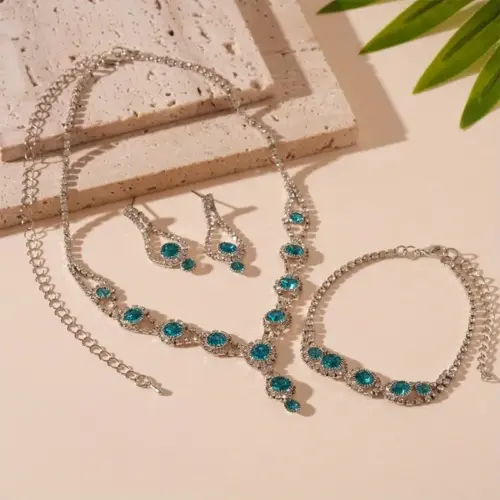 Conjunto de joyeria Turqueza